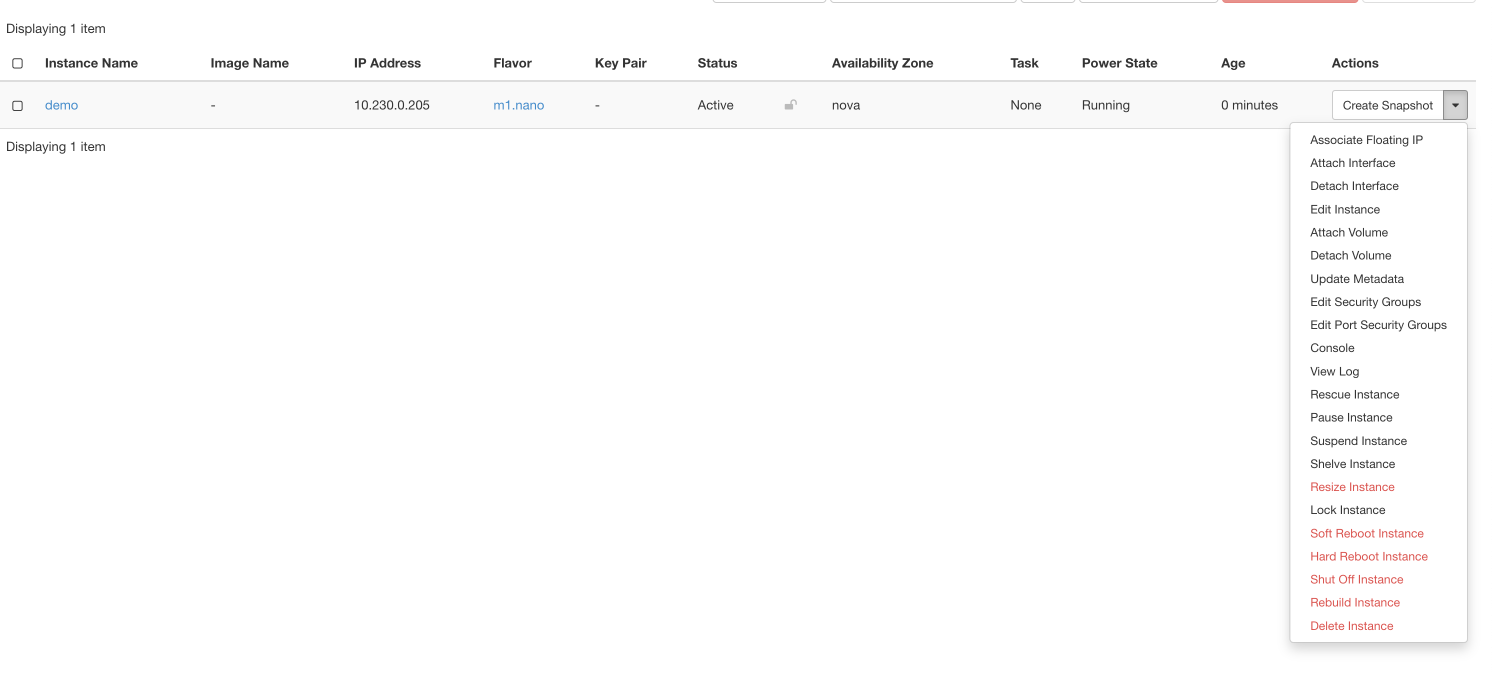 OpenStack VM Stats